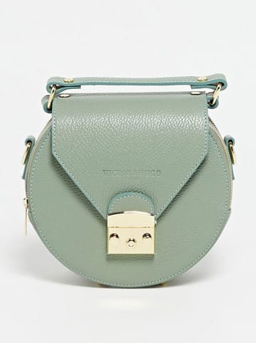 Victor & Hugo Paris Leder-Umhängetasche "Polly" in Mint - (B)16 x (H)22 x (T)8,5 cm
