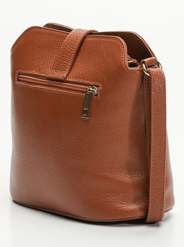 Victor & Hugo Paris Leder-Umhängetasche "Elise" in Camel - (B)22 x (H)23 x (T)13 cm