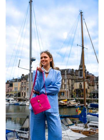 Victor & Hugo Paris Umhängetasche "Elise" in Pink - (B)22 x (H)23 x (T)13 cm