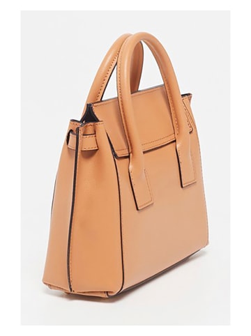 Victor & Hugo Paris Leren handtas "Jeny" camel - (B)25 x (H)19 x (D)7 cm