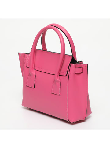 Victor & Hugo Paris Leder-Henkeltasche "Jany" in Pink - (B)35,5 x (H)30 x (T)13 cm
