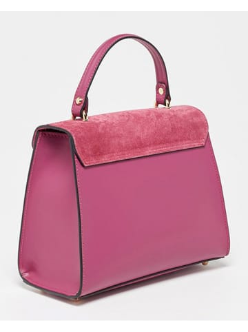 Victor & Hugo Paris Leder-Henkeltasche "Shak" in Pink - (B)23,5 x (H)20 x (T)10 cm