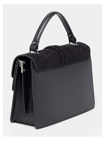 Victor & Hugo Paris Skórzana torebka "Eric" w kolorze czarnym - 28 x 19 x 19 cm