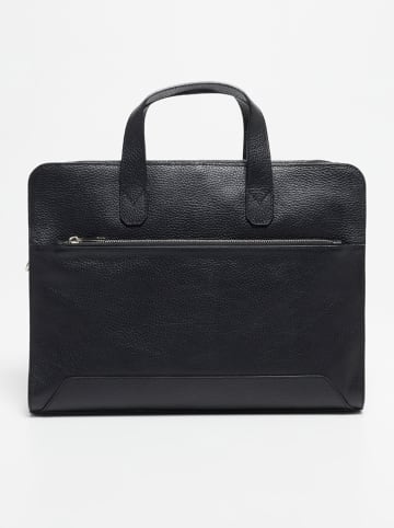 Victor & Hugo Paris Leren businesstas "Lupo" zwart - (B)38 x (H)28 x (D)4 cm