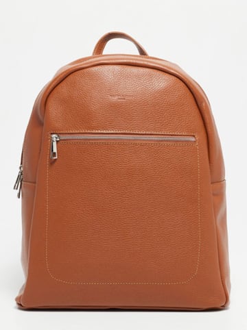 Victor & Hugo Paris Leder-Rucksack "Louu" in Camel - (B)33 x (H)38 x (T)16 cm