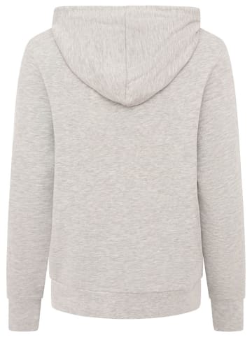 Zwillingsherz Sweatjacke "Feel Good Club" in Grau