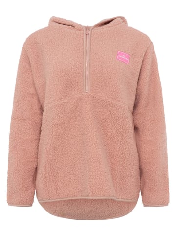 Zwillingsherz Fleecepullover in Rosa