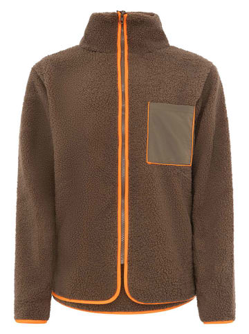 Zwillingsherz Fleece vest "Classic" bruin