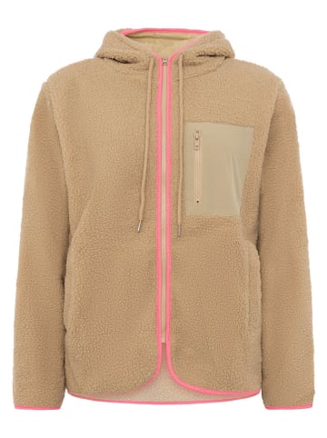 Zwillingsherz Kurtka polarowa "Classic" w kolorze beżowym