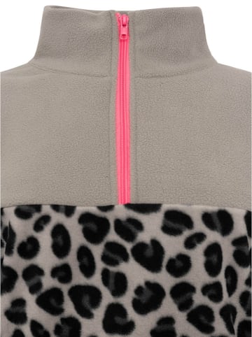 Zwillingsherz Fleece trui "Leo" grijs