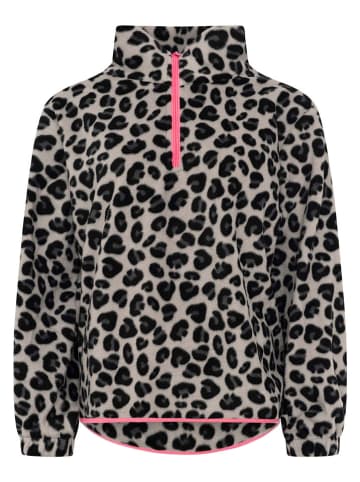 Zwillingsherz Fleece trui "Leo Classic" grijs