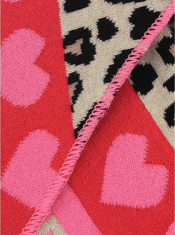 Zwillingsherz Tuch "Micha" in Pink - (L)200 x (B)130 cm