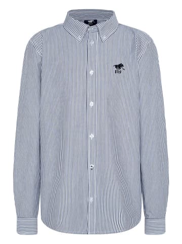 Polo Sylt Hemd - Regular fit - in Blau/ Weiß