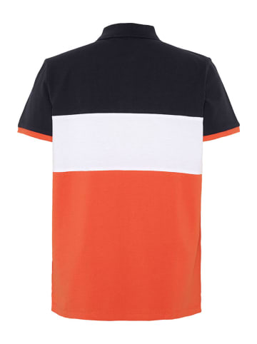 Polo Sylt Koszulka polo w kolorze pomarańczowo-biało-czarnym