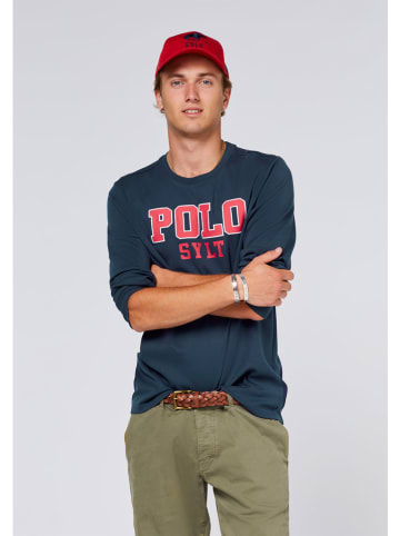Polo Sylt Longsleeve in Dunkelblau