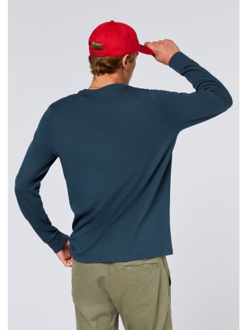 Polo Sylt Longsleeve in Dunkelblau