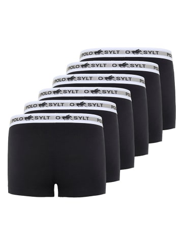 Polo Sylt 6er-Set: Boxershorts in Schwarz