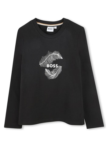 BOSS Longsleeve in Schwarz