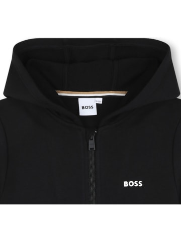 BOSS Sweatjacke in Schwarz