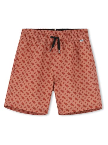 BOSS Badeshorts in Rot