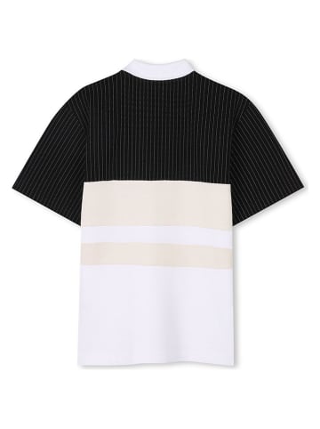 BOSS Poloshirt in Weiß/ Schwarz