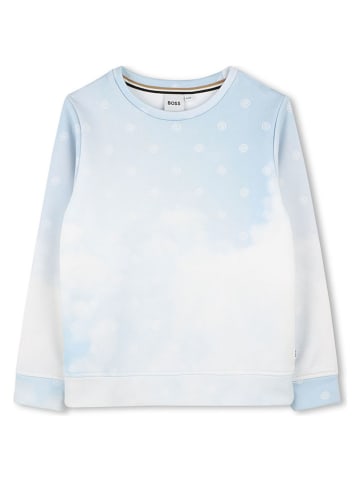 BOSS Sweatshirt in Hellblau