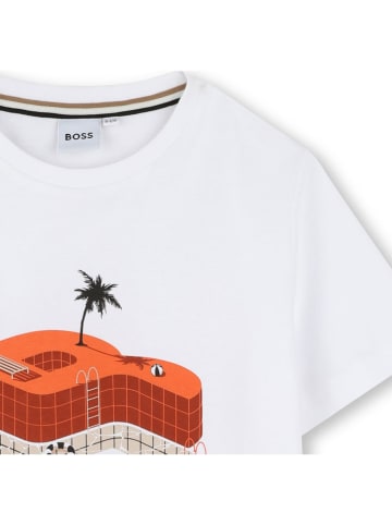 BOSS Shirt in Weiß