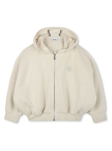 BOSS Sweatjacke in Beige