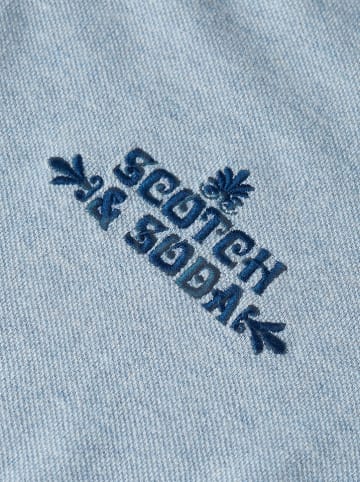 Scotch & Soda Poloshirt lichtblauw