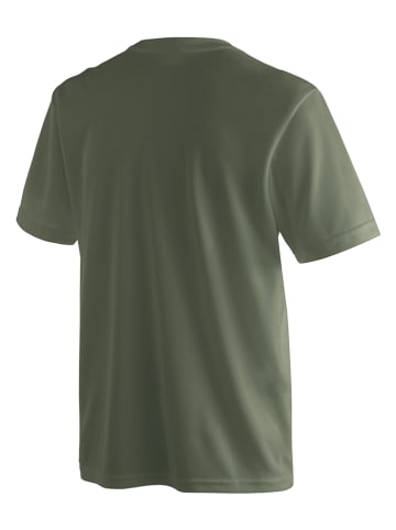 Maier Sports Koszulka funkcyjna "Walter" w kolorze khaki