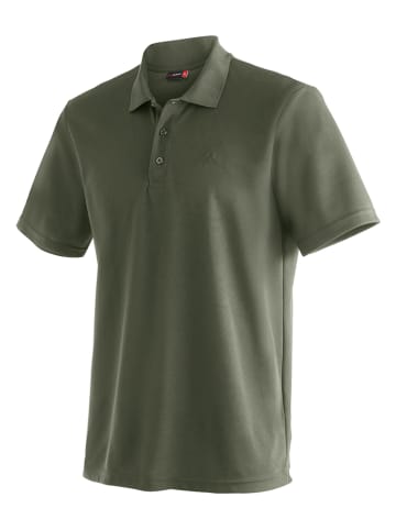 Maier Sports Functioneel poloshirt "Ulrich" kaki