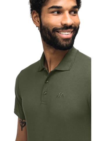 Maier Sports Funkcyjna koszulka polo "Ulrich" w kolorze khaki