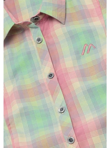 Maier Sports Functionele blouse "Philina" turquoise/roze/geel