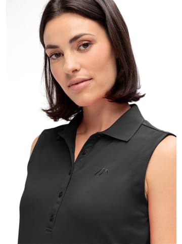 Maier Sports Funktionspoloshirt "Ulrike" in Schwarz