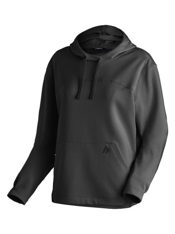 Maier Sports Funktionshoodie "Seebuck" in Anthrazit