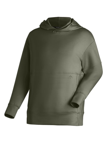 Maier Sports Funktionshoodie "Seebuck" in Khaki