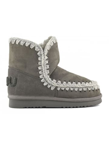 Mou Leren winterboots grijs