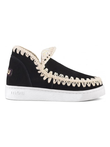 Mou Leder-Boots in Schwarz