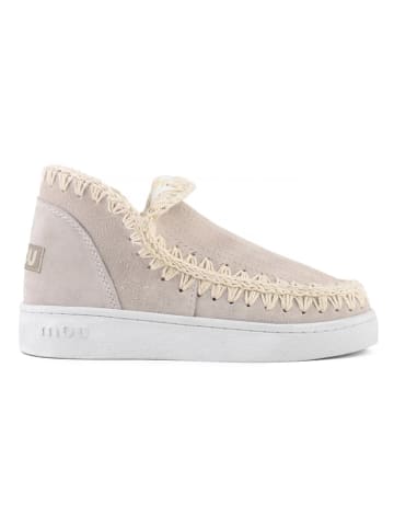 Mou Leren boots crème