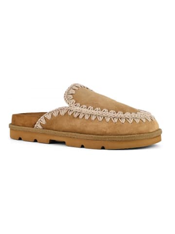 Mou Leren clogs beige