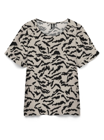 Vero Moda Bluse in Beige/ Schwarz