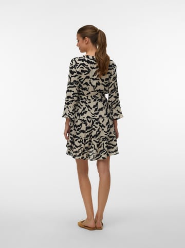 Vero Moda Kleid in Beige/ Schwarz