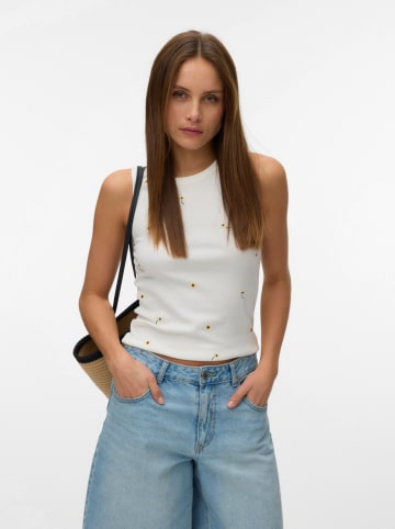 Vero Moda Top w kolorze białym