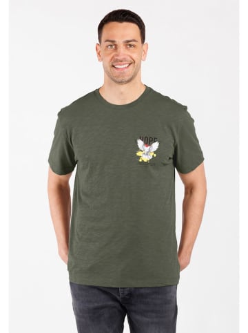 KEY LARGO Shirt "Hope" in Grün