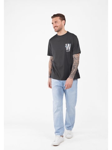 KEY LARGO Shirt "Write" in Anthrazit