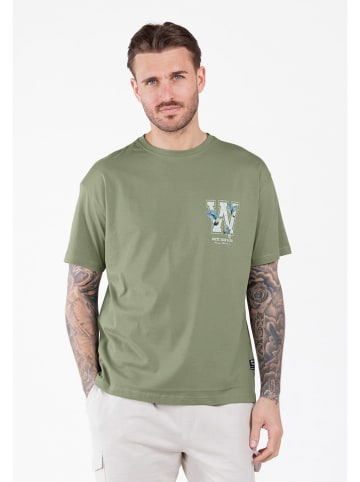 KEY LARGO Shirt "Write" in Khaki