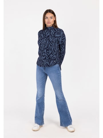 KEY LARGO Pullover "Universe" in Blau/ Dunkelblau