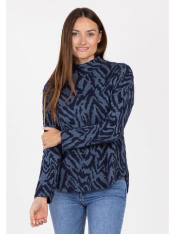 KEY LARGO Pullover "Universe" in Blau/ Dunkelblau