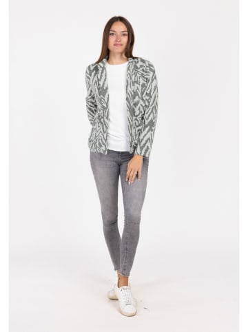 KEY LARGO Übergangsjacke "Cosmic" in Grau/ Weiß