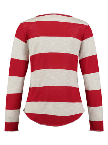 KEY LARGO Longsleeve "Niagara" in Rot/ Beige
